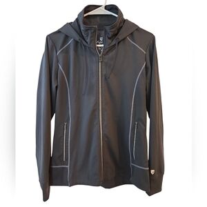 KUHL SKULPT WOMEN'S ZIP FRONT ATHLETIC  HOODIE. UPF 50. SIZE SMALL.